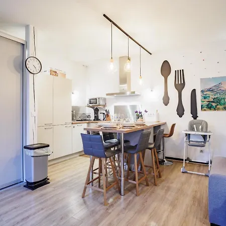 Le Cézanne - Jardin - Parking - Babyfoot - Centre-ville Apartamento Troyes